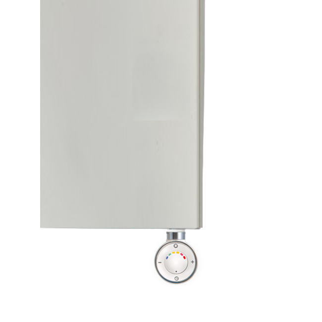  200x60 cm - 2214 Watt Dimple Vlakke Verticale elektrische radiator type 20 - Wit (RAL 9016)