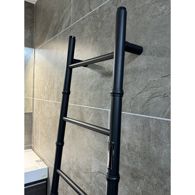  170x53 cm - E-Ladder elektrische radiator 250 Watt - Mat Zwart