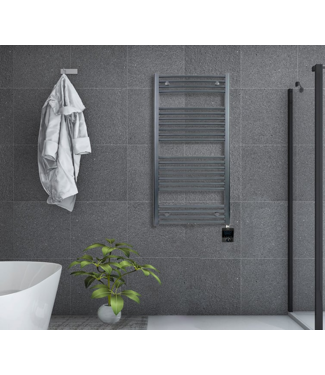 Oppio 100x50 cm - Radiateur sèche-serviettes électrique Oppio Future Anthracite (Ral 7016) 564 Watt