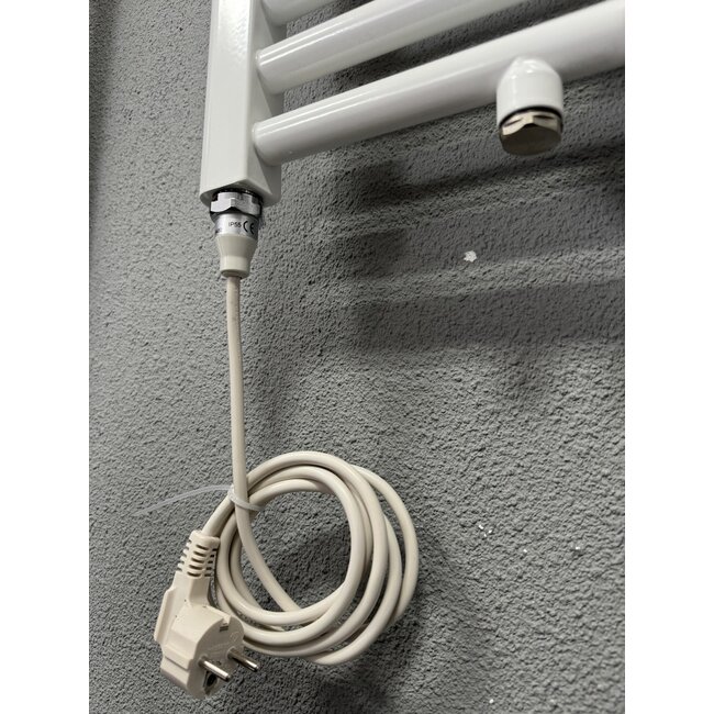  180x40 cm - Radiateur sèche-serviettes électrique Oppio E-Basic Blanc (Ral 9016) 891 Watt