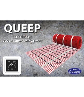 Best-Design Queep elektrische vloerverwarmings-mat 10.0 m2
