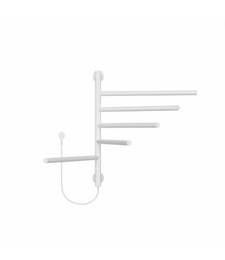 Oppio 60x45 cm - Sèche-serviettes électrique Push & Pull Blanc (Ral 9016) - Chauffage à sec