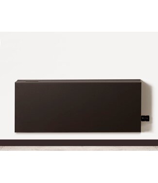 Jaga Jaga Strada Laag temperatuur radiator Wand H20 L70 Type 15, OffBlack Soft Touch