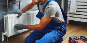 Vervangen van oude radiatoren in de badkamer