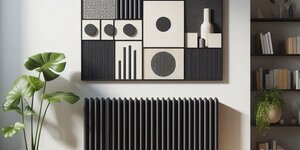 Radiateurs noirs élégants pour chaque intérieur