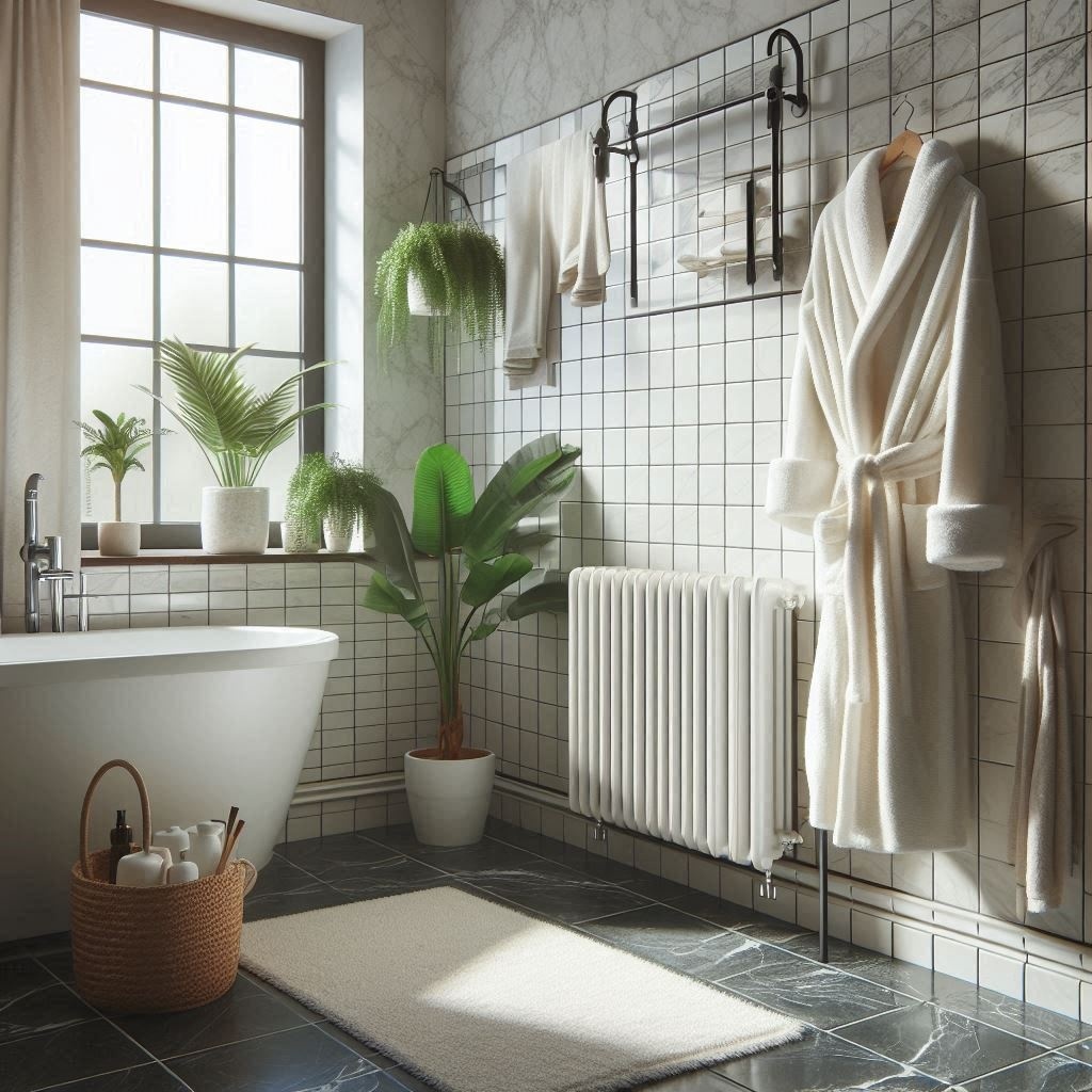 Distribution efficace de la chaleur avec un radiateur de salle de bain