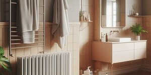 Créez plus d'espace avec un radiateur porte-serviettes