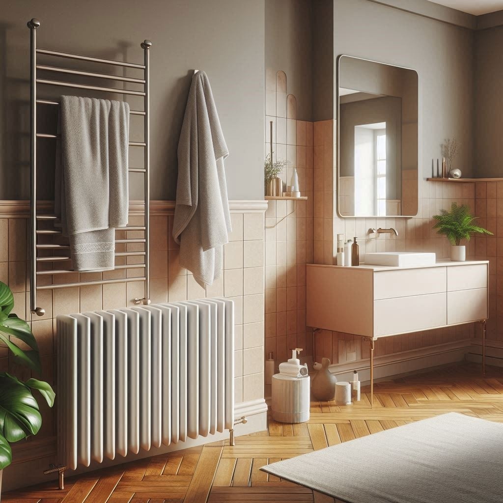 Créez plus d'espace avec un radiateur porte-serviettes