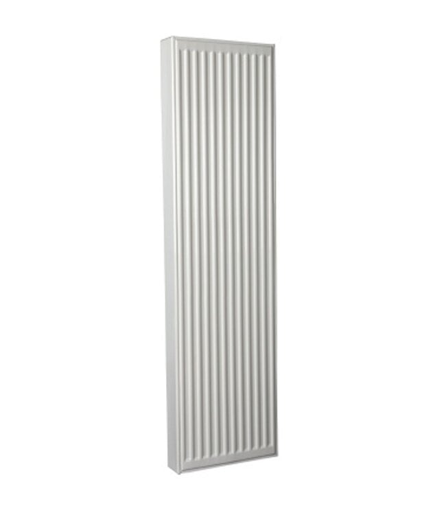  200x50 cm Type 22 - 3116 Watt - ECA Hybride Verticale radiator geribbelde voorzijde - Wit (Ral 9016)