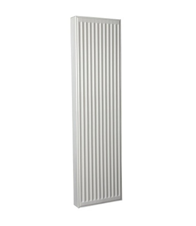  180x60 cm Type 22 - 3438 Watt - ECA Hybride Verticale radiator geribbelde voorzijde - Wit (Ral 9016)