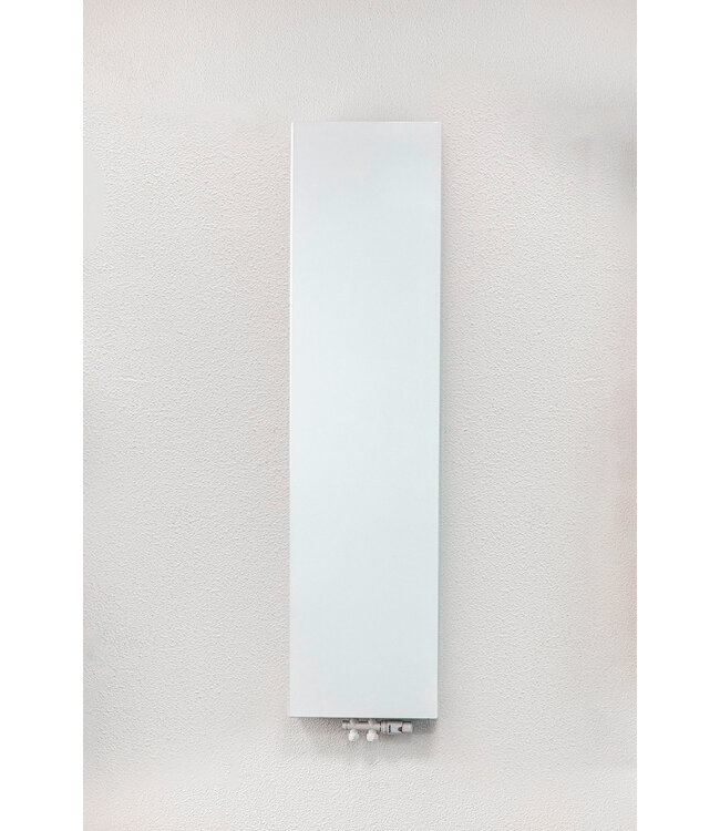  180x40 cm Type 22 - 2293 Watt - ECA Hybride Verticale radiator vlakke voorzijde - Wit (Ral 9016)