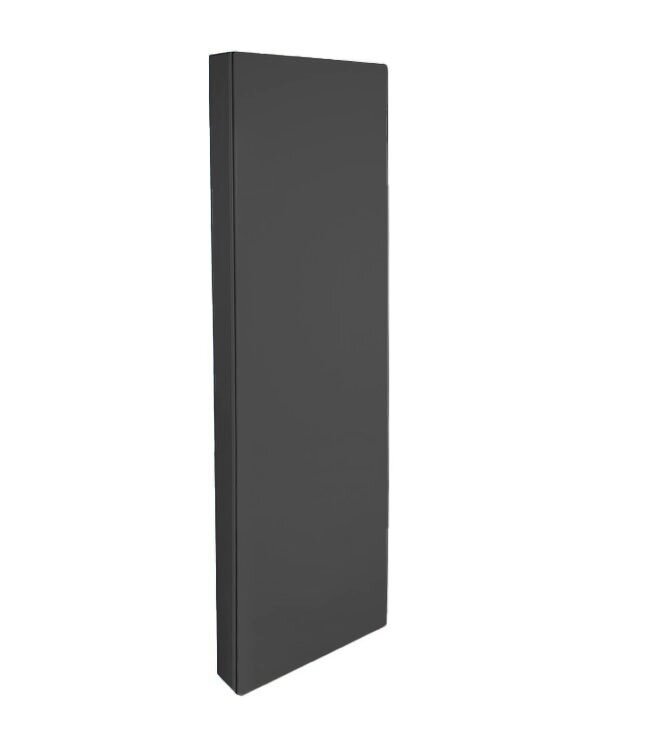  160x40 cm Type 22 - 2093 Watts - ECA Hybrid Radiateur vertical à façade plate - Noir mat (Ral 9005)