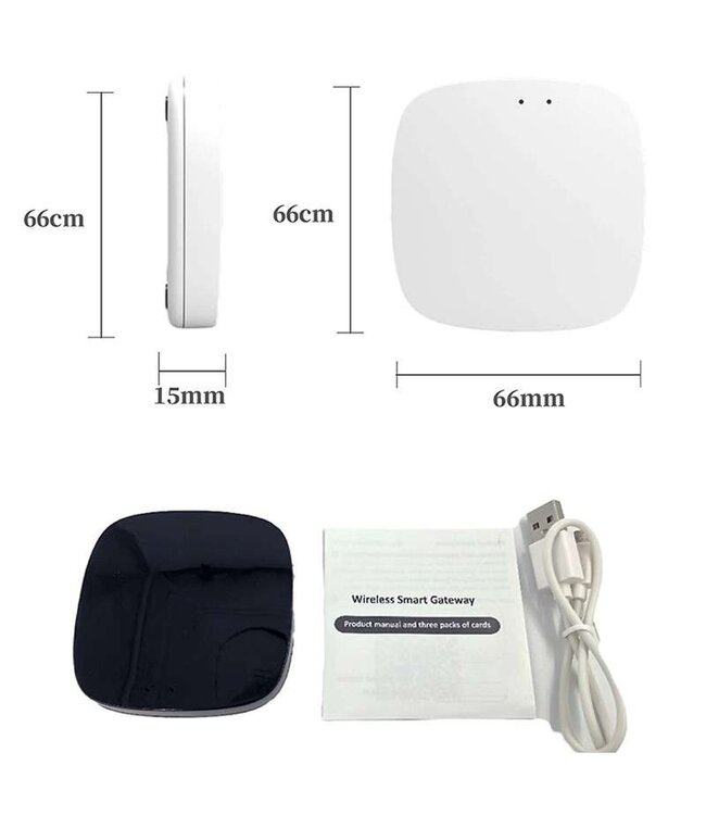  Oppio Smart Tuya Zigbee 2.4 Gateway - Kleur Zwart