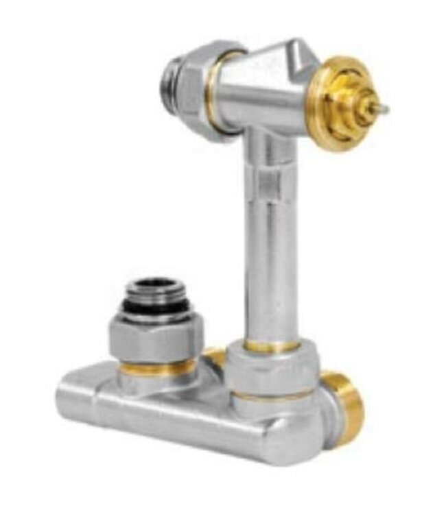  Jaga aansluitset Wit 101 Crossflow 90º naar wand - aanvoer binnenzijde Crossflow H-blok