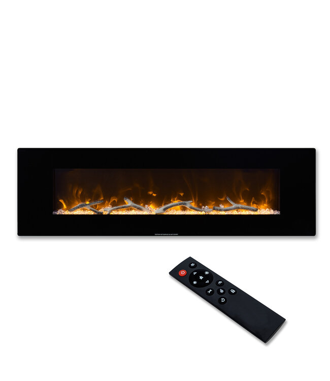  New York Opbouw Elektrische Sfeerhaard 152 cm – Smart LED & Wifi