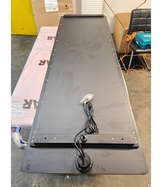 Oppio Outlet #155 -180x60 cm - E-panel elektrische radiator 1200 Watt - Mat Zwart