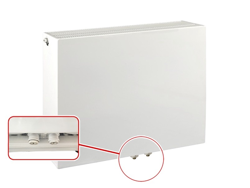 T33 Radiator ECA Vlakke Compact 8 paneelradiator T33 400x2600 6027 Watt - kopen?