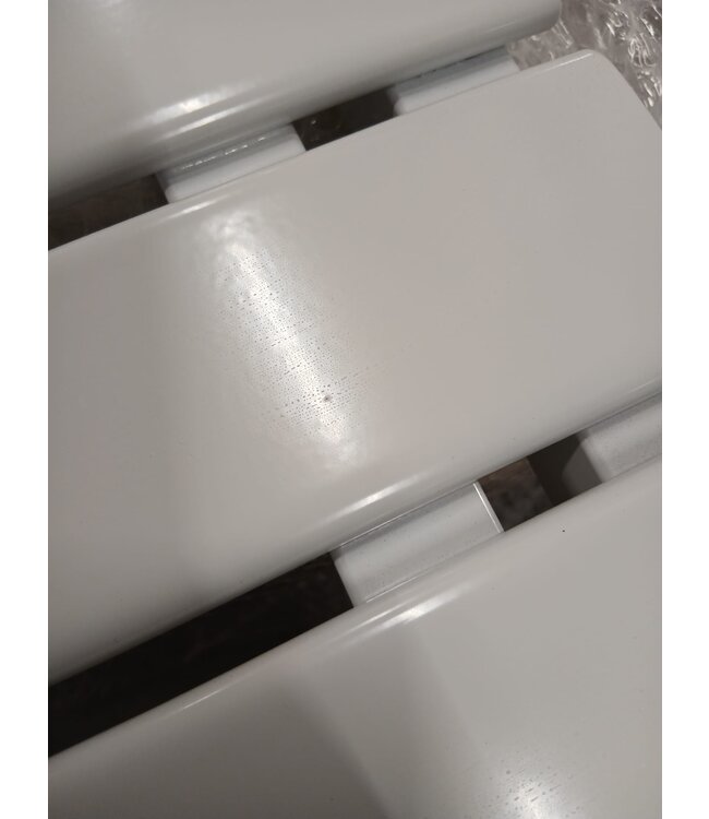  Sortie #187 - 140x60 cm - 983 watts - Radiateur sèche-serviettes Oppio Elite - Blanc (Ral 9016)