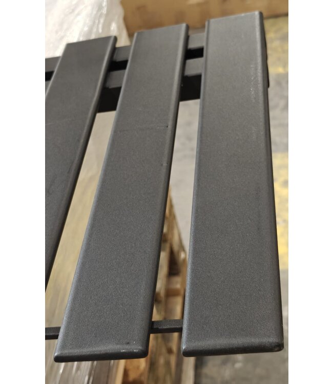  Sortie #188 - 115x40 cm - 600 watts - Radiateur sèche-serviettes Oppio Elite - Noir mat (Ral 9005)