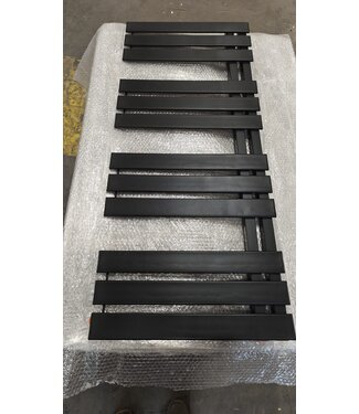 Oppio Outlet #191 - 115x50 cm - 723 Watt - Oppio Elite handdoekradiator - Zwart (RAL 9005)