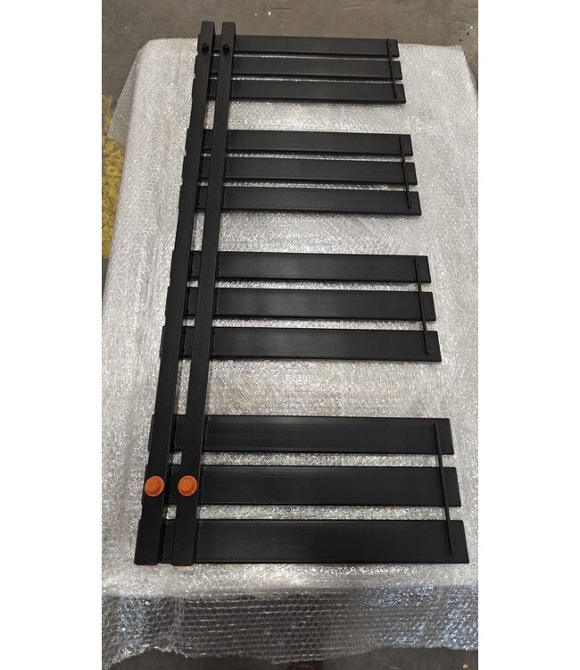  Outlet #191 - 115x50 cm - 723 Watt - Oppio Elite handdoekradiator - Zwart (RAL 9005)