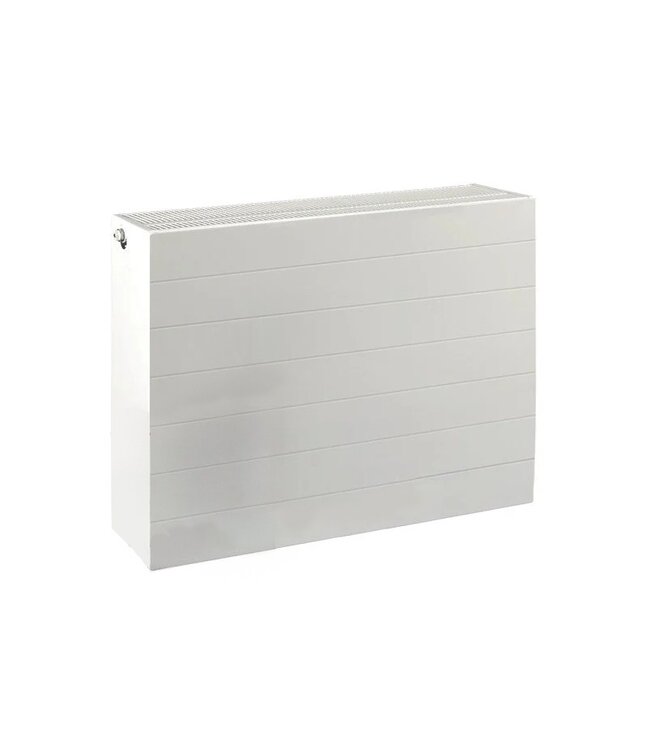  30x60 cm Type 33 - 960 Watts - Radiateur panneau Oppio  6 connexions - façade rainurée - Blanc (Ral 9016)
