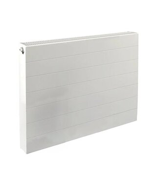 Oppio 40x60 cm Type 11 - 476 Watts - Radiateur panneau Oppio  6 connexions - façade rainurée - Blanc (Ral 9016)