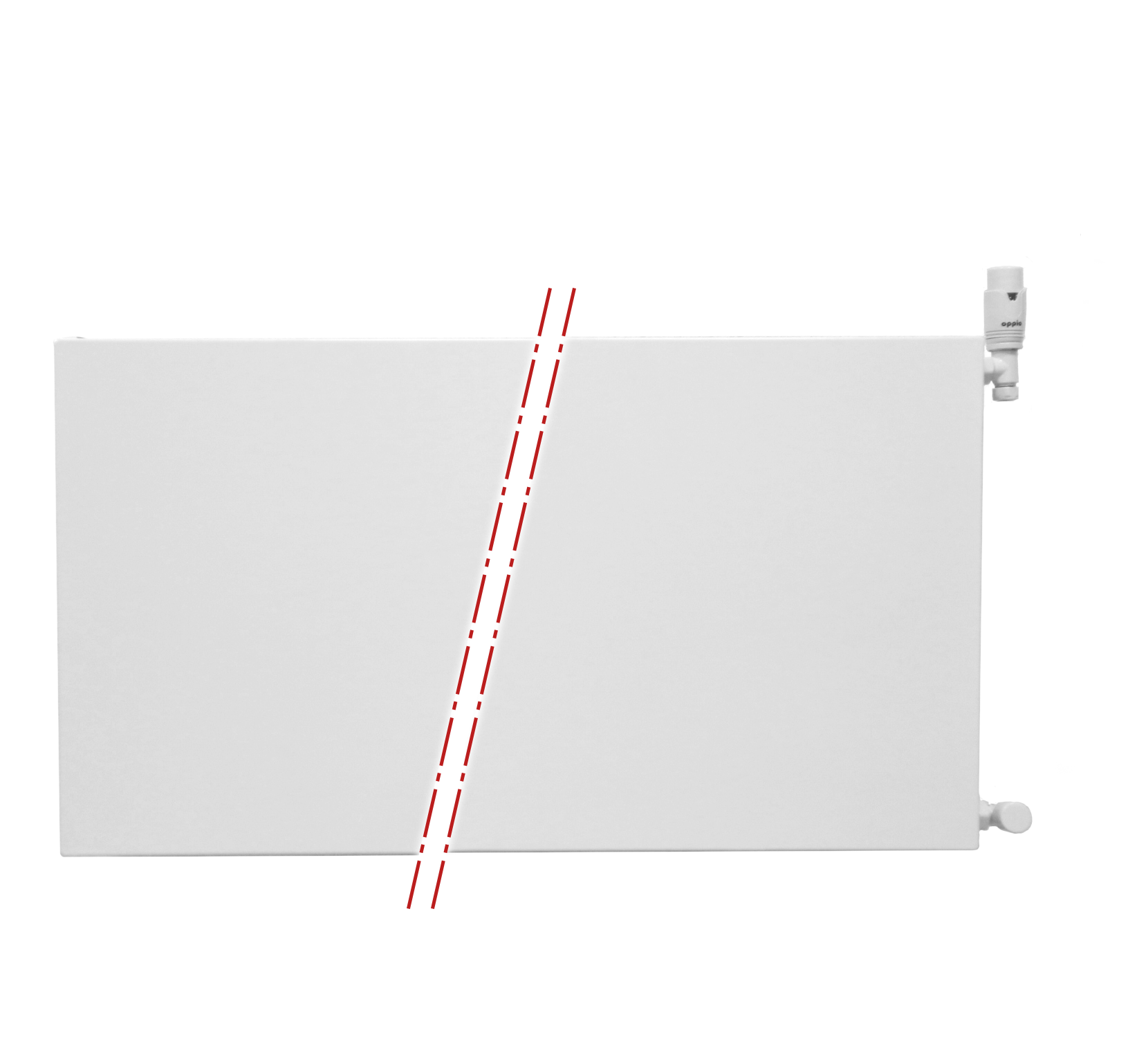 3934 Radiator 50x160 cm Type 33 - 3934 Watt - Oppio Paneelradiator met 6 ...