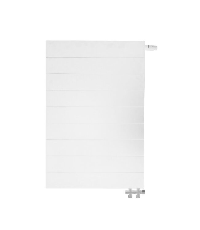  90x40 cm Type 22 8+ Hybride - 1434 Watt - ECA radiateur à panneaux avec 8 raccords - face avant rainurée - Blanc