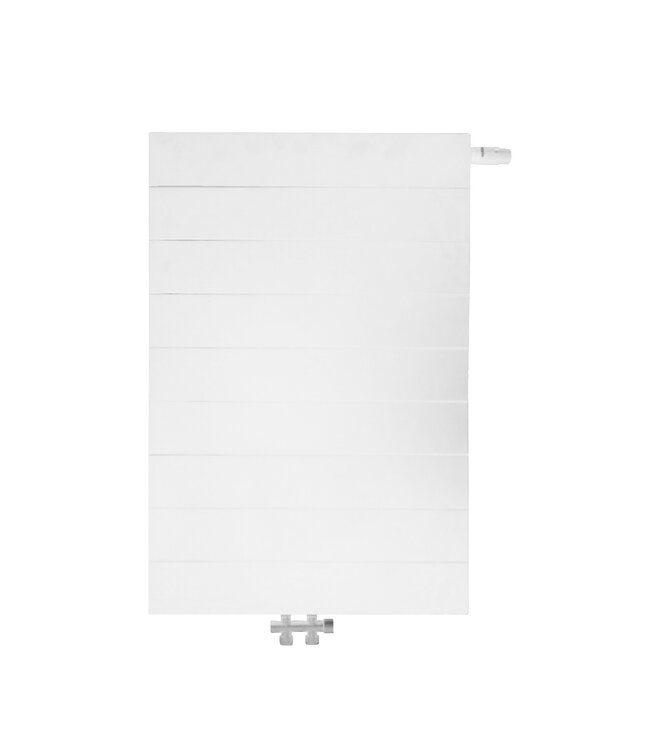  90x40 cm Type 22 8+ Hybride - 1434 Watt - ECA radiateur à panneaux avec 8 raccords - face avant rainurée - Blanc