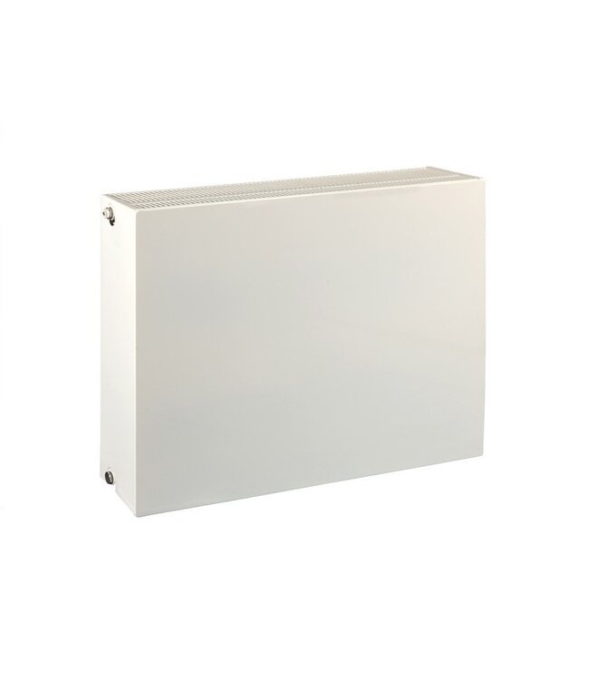  90x60 cm Type 33 8+ Hybride - 2984 Watt - ECA radiateur à panneaux avec 8 raccords - face avant lisse - Blanc