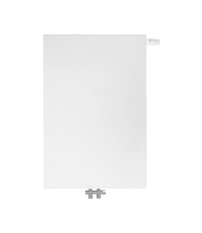  90x100 cm Type 33 8+ Hybride - 4974 Watt - ECA radiateur à panneaux avec 8 raccords - face avant lisse - Blanc