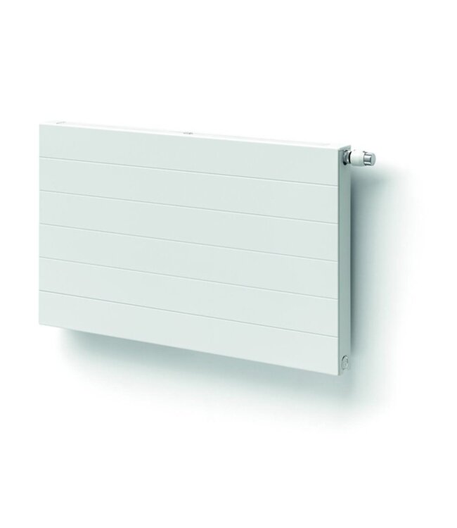  60x180 cm Type 33 8+ Hybride - 6587 Watt - ECA radiateur à panneaux avec 8 raccords - face avant rainurée - Blanc