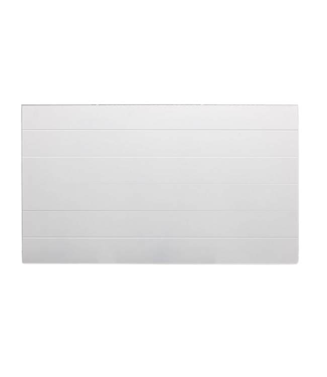  30x60 cm - Cache-radiateur doublé (plaque frontale rainurée) - Blanc (RAL 9016)