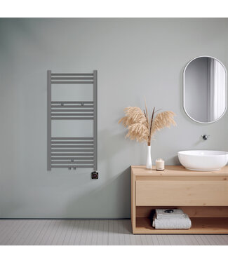 Oppio 100x50 cm - Oppio Smart WiFi Antraciet elektrische handdoekradiator Oppio 100x50 cm - Oppio Smart WiFi Antraciet elektrische handdoekradiator