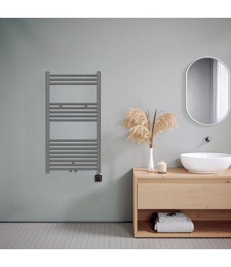Oppio 100x60 cm - Oppio Smart WiFi Antraciet elektrische handdoekradiator Oppio 100x60 cm - Oppio Smart WiFi Antraciet elektrische handdoekradiator