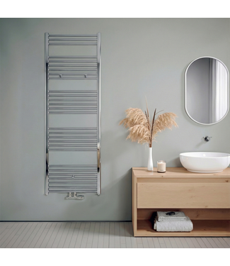 Oppio 160x60 cm - 1072 watts - Radiateur sèche-serviettes Oppio - aspect inox Oppio 160x60 cm - 1072 watts - Radiateur sèche-serviettes Oppio - aspect inox