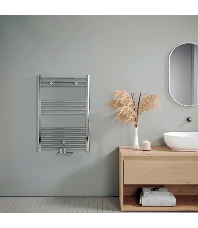  80x60 cm - 547 watts - Radiateur sèche-serviettes Oppio - Chrome