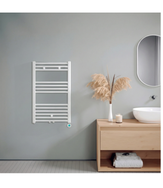 Oppio 80x50 cm – Oppio ECO Digital WiFi elektrische handdoekradiator – Wit (RAL 9016) Oppio 80x50 cm – Oppio ECO Digital WiFi elektrische handdoekradiator – Wit (RAL 9016)