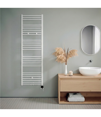 Oppio 160x50 cm - Oppio Future Wit (Ral 9016) elektrische Handdoekradiator 906 Watt Oppio 160x50 cm - Oppio Future Wit (Ral 9016) elektrische Handdoekradiator 906 Watt