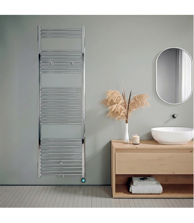  180x60 cm – Oppio ECO Digital WiFi elektrische handdoekradiator – Antraciet (RAL 7016)