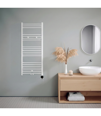 Oppio 120x50 cm - Oppio Future Wit (Ral 9016) elektrische Handdoekradiator 673 Watt Oppio 120x50 cm - Oppio Future Wit (Ral 9016) elektrische Handdoekradiator 673 Watt