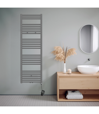 Oppio 160x50 cm - Radiateur sèche-serviettes électrique Oppio E-Basic Anthracite Mat (Ral 7016) 906 Watt Oppio 160x50 cm - Radiateur sèche-serviettes électrique Oppio E-Basic Anthracite Mat (Ral 7016) 906 Watt