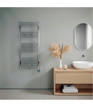 Oppio 120x50 cm - Radiateur sèche-serviettes électrique Oppio ECO Digital Chrome Oppio 120x50 cm - Radiateur sèche-serviettes électrique Oppio ECO Digital Chrome