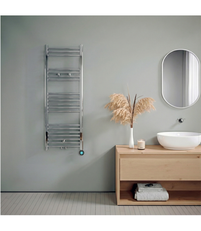  120x40 cm - Oppio ECO Digital elektrische handdoekradiator- Chroom