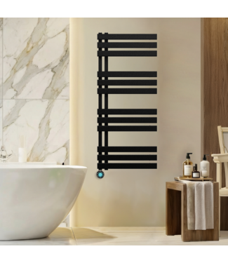 Oppio 115x50 cm - Radiateur sèche-serviettes électrique Oppio Elite ECO Digital - Noir (RAL 9005) Oppio 115x50 cm - Radiateur sèche-serviettes électrique Oppio Elite ECO Digital - Noir (RAL 9005)