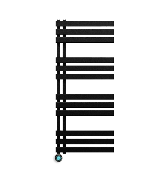  115x50 cm - 723 watts - Radiateur sèche-serviettes Oppio Elite - Noir (RAL 9005)
