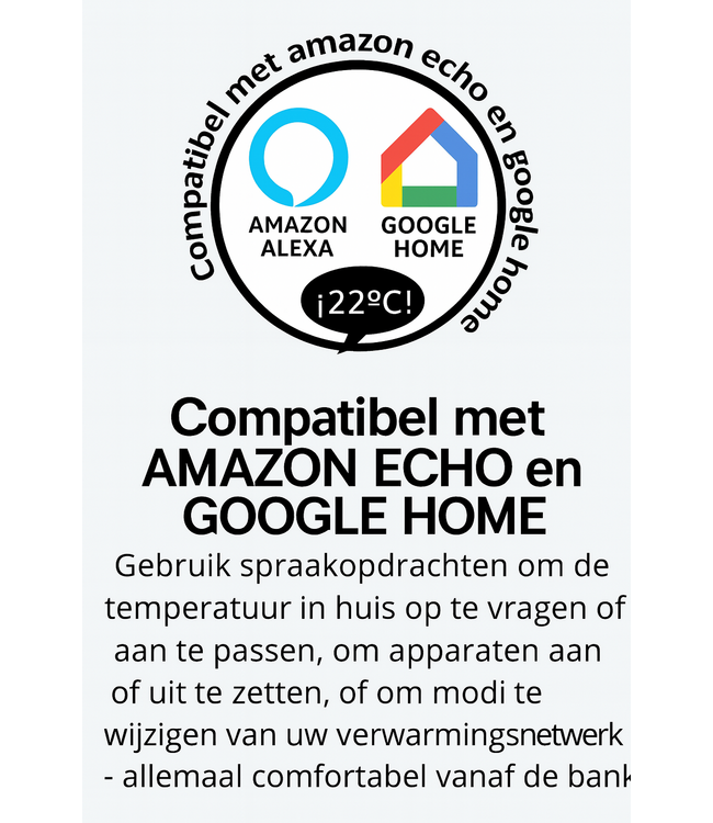  150x33,5 cm - Ambiente Verticale WiFi Elektrische Radiator – 1000 Watt  – Keramisch – RAL 9016 Wit - Copy