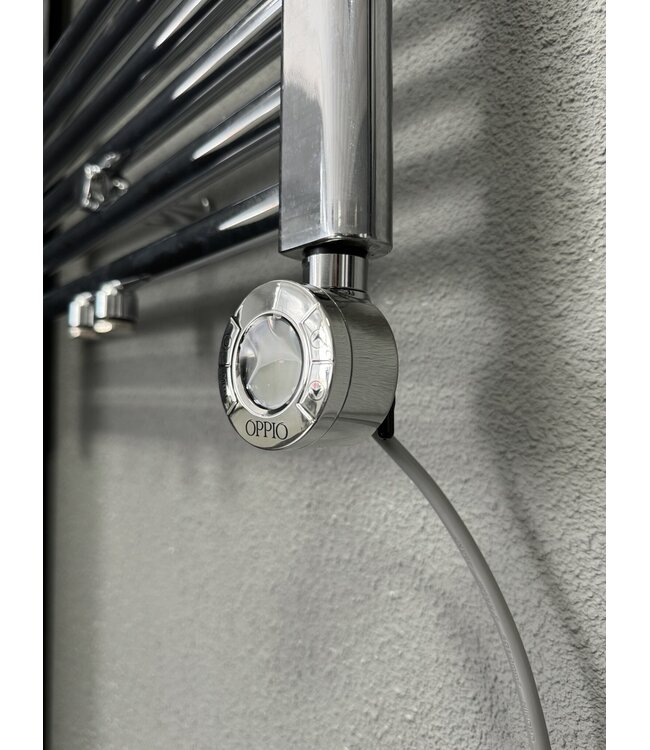  180x60 cm - Radiateur sèche-serviettes électrique Oppio ECO Digital Chrome