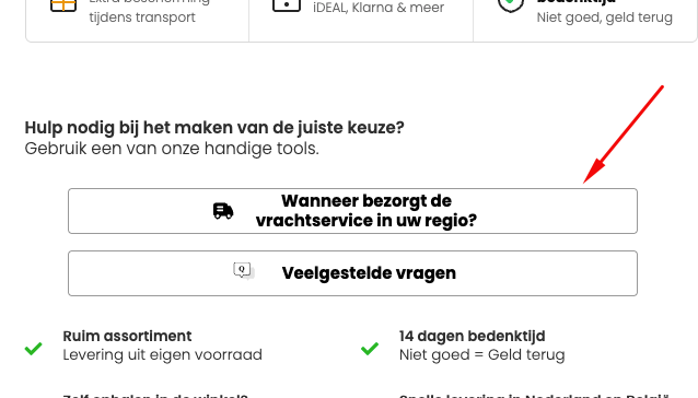 Radiator leveren op adres